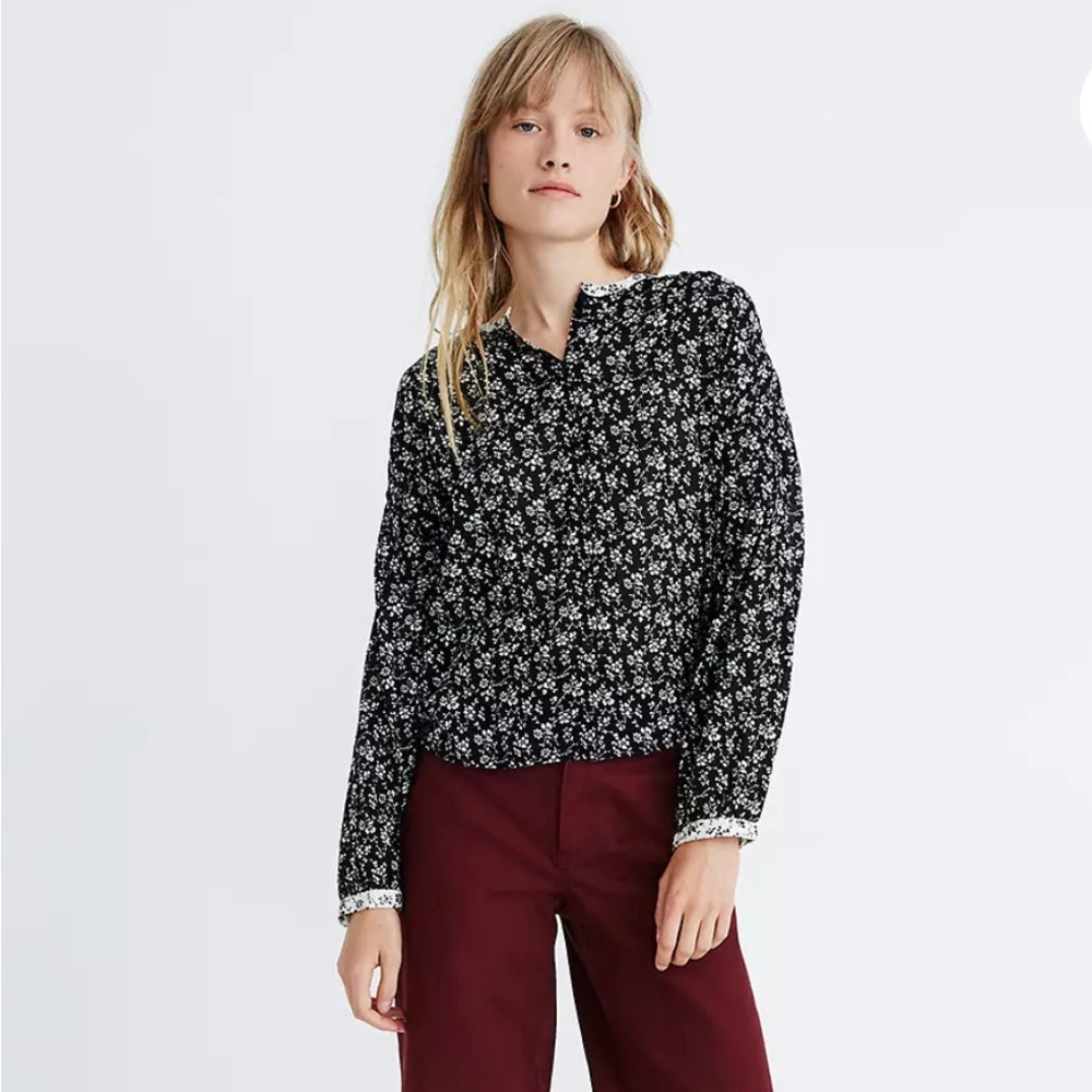 Madewell Print-Mix Meadow Shirt in Branch Floral